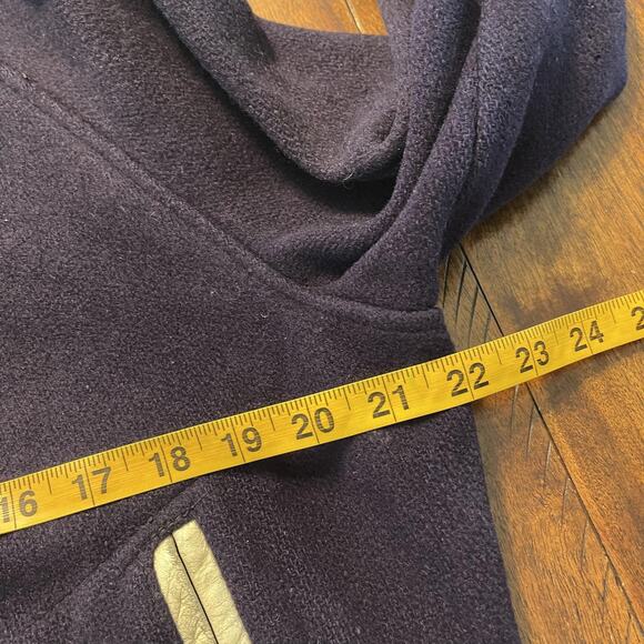 Vintage Villanova Jacket Mens Medium Blue Wool Varsity Letterman Striped 60s 70s - Picture 12 of 16